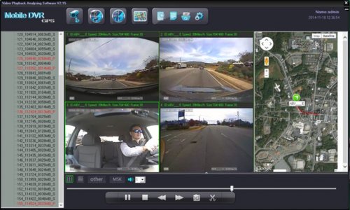 SD4D Driver Safety Surveillance Vehicle Digital Expert Witness w/ Quad Sat Map view Driver Safety Surveillance Camera Mobile Video Solution for vehicles
